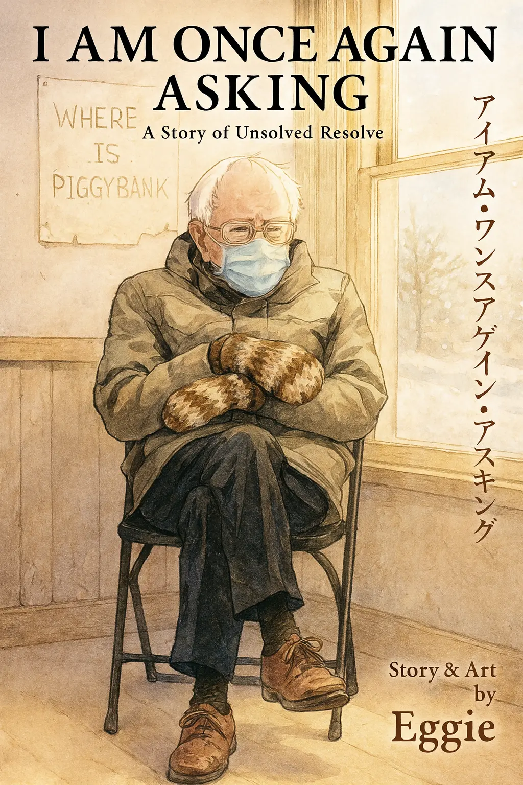 AI art cover of an anime-style manga comic.